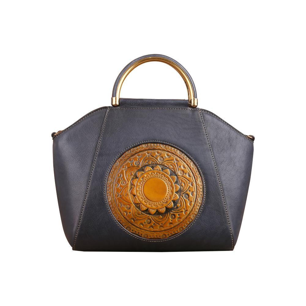 Rossie Viren Women Vintage Leather Handbag Crossbody - Rosetta Creative Boutique